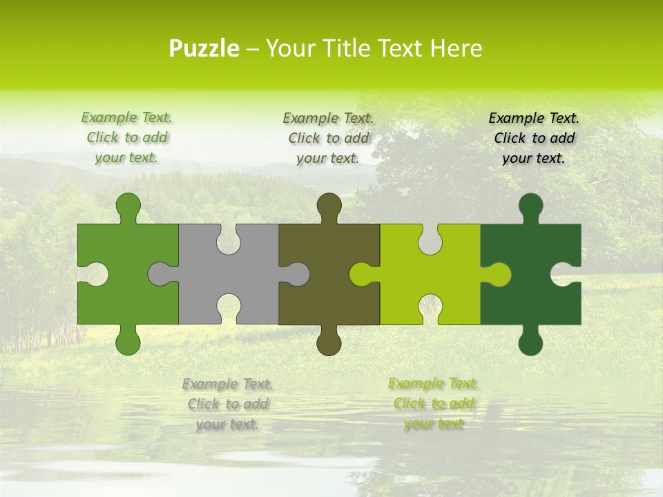 Spring Landscape PowerPoint Template