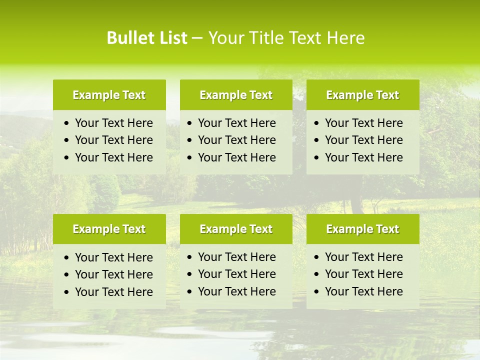 Spring Landscape PowerPoint Template