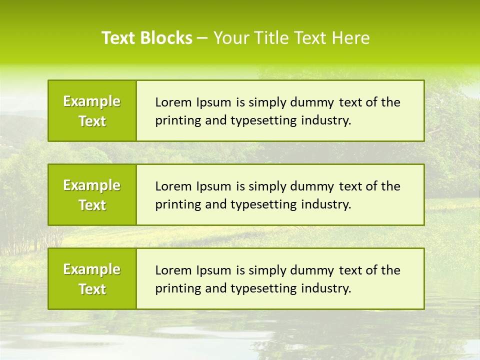 Spring Landscape PowerPoint Template