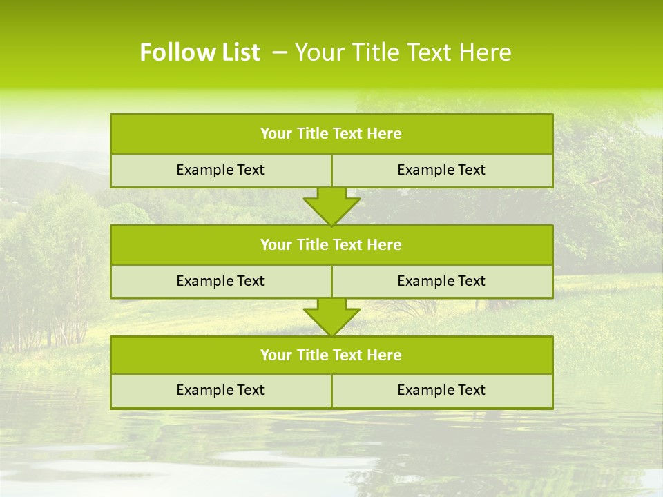 Spring Landscape PowerPoint Template
