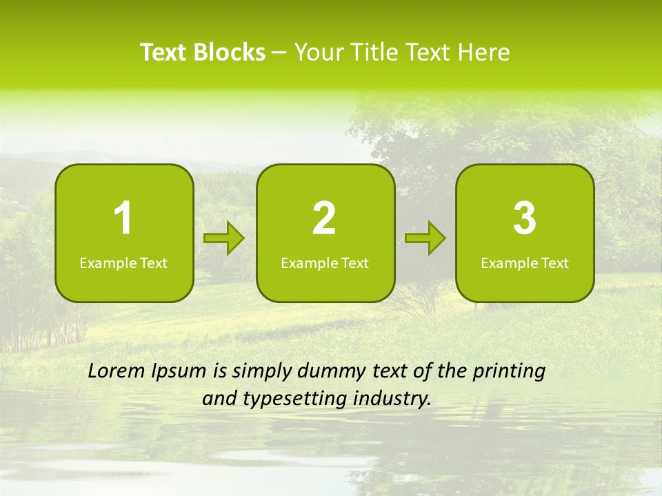 Spring Landscape PowerPoint Template