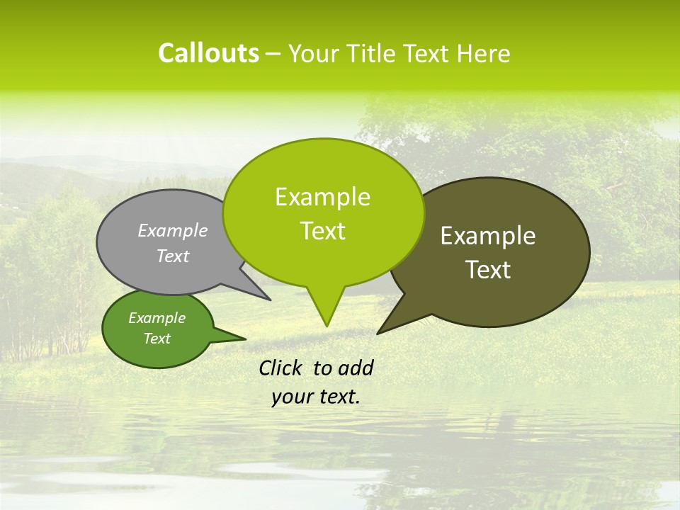 Spring Landscape PowerPoint Template