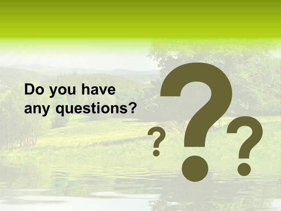 Spring Landscape PowerPoint Template