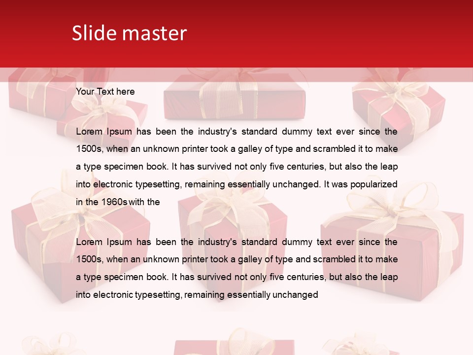 Quà Tặng PowerPoint Template