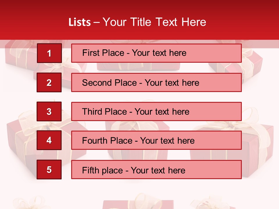 Quà Tặng PowerPoint Template