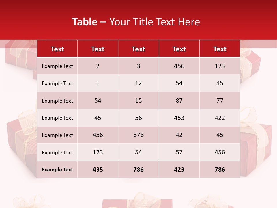 Quà Tặng PowerPoint Template