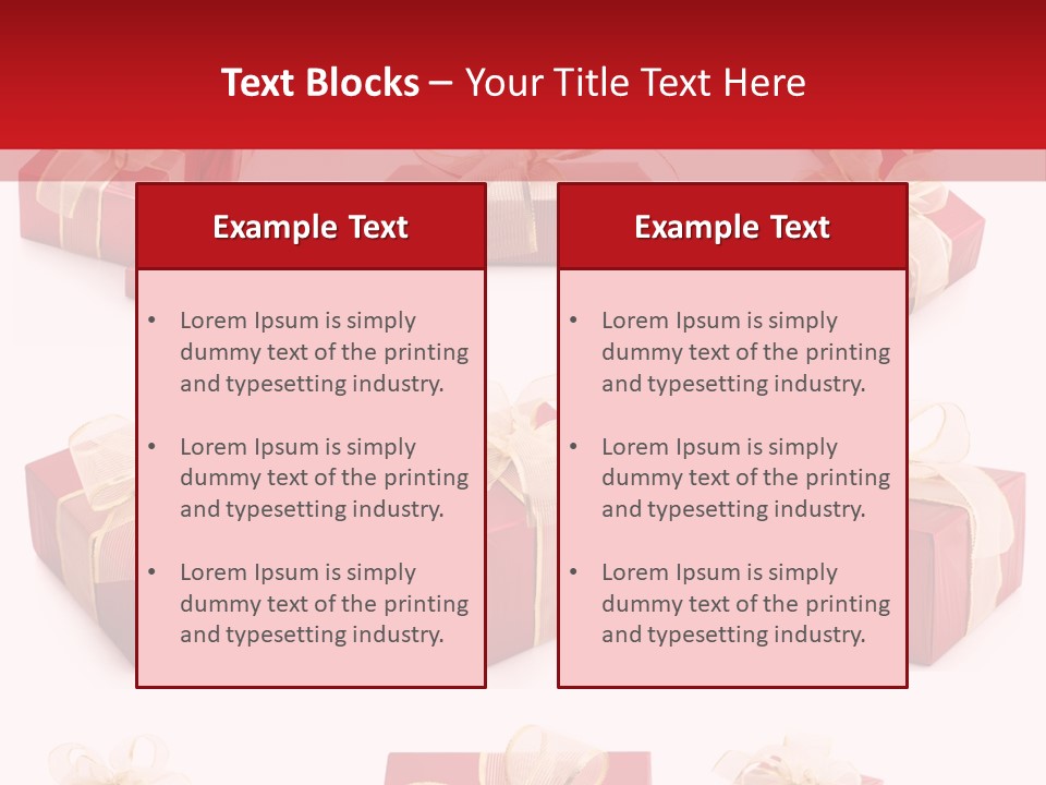 Quà Tặng PowerPoint Template