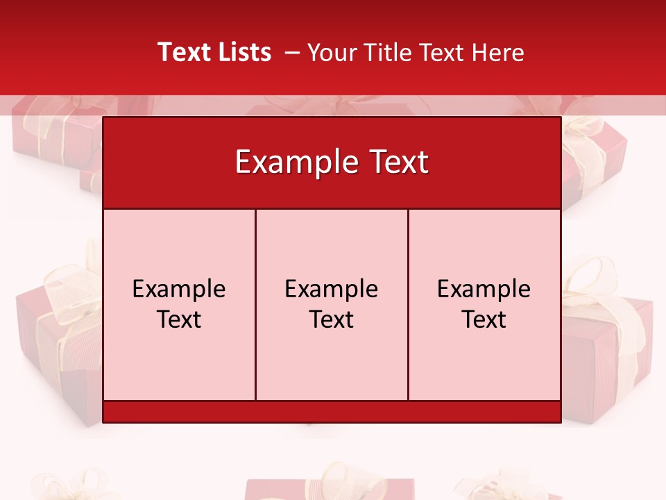 Quà Tặng PowerPoint Template