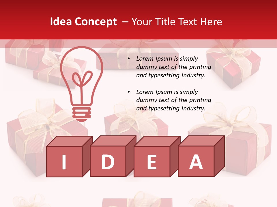 Quà Tặng PowerPoint Template