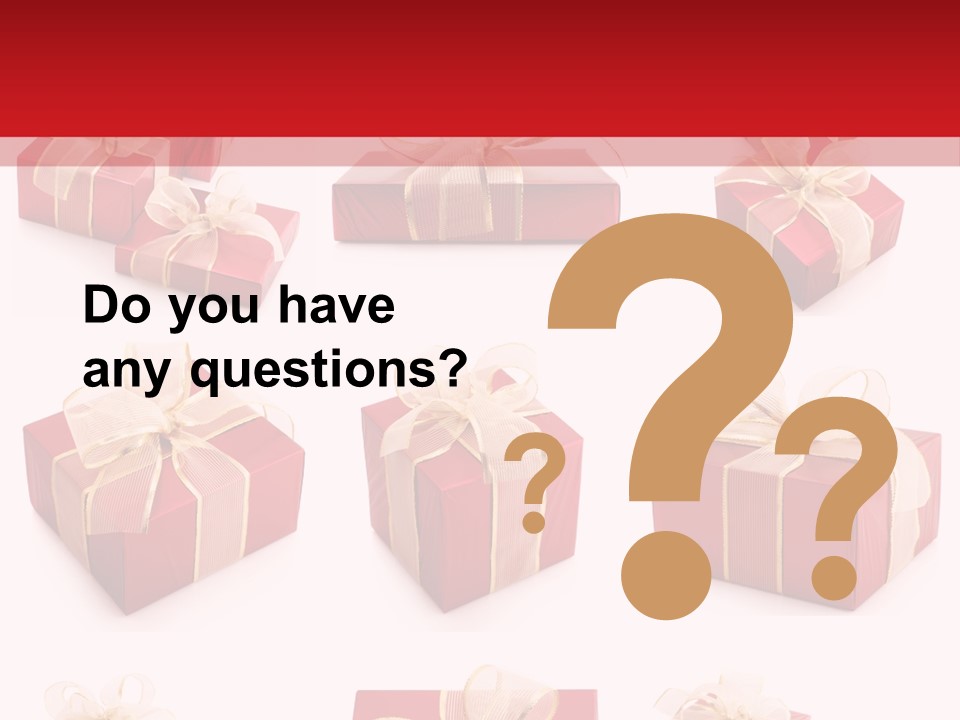 Quà Tặng PowerPoint Template