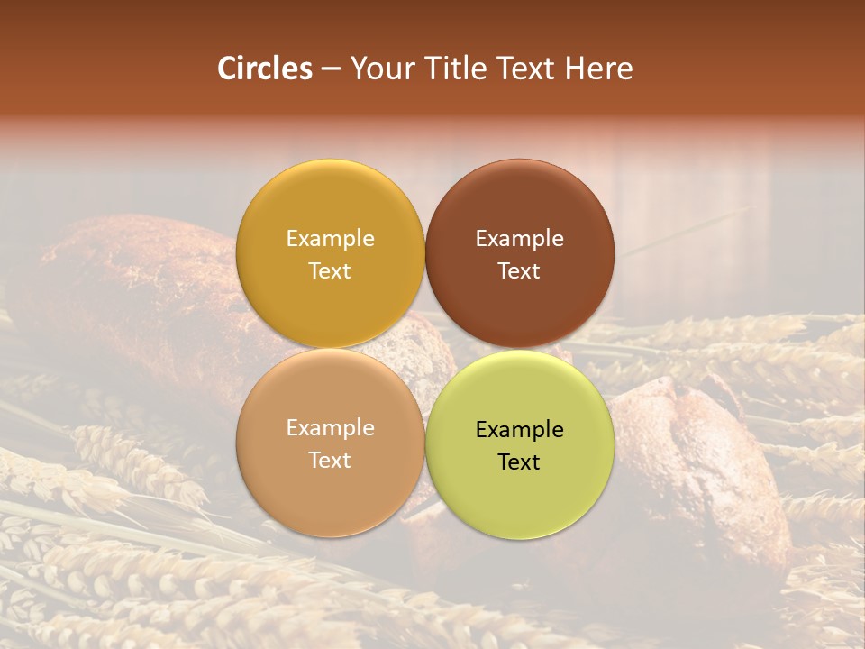 Rural Dough Sunflower PowerPoint Template