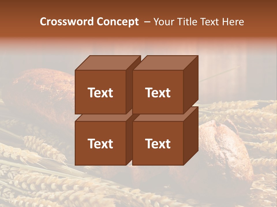 Rural Dough Sunflower PowerPoint Template