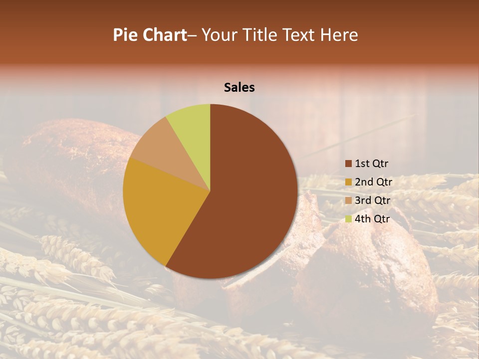 Rural Dough Sunflower PowerPoint Template