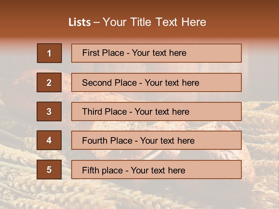 Rural Dough Sunflower PowerPoint Template