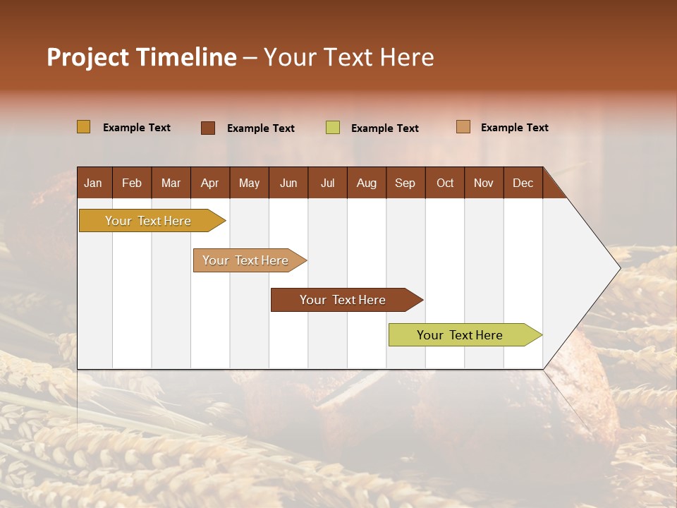 Rural Dough Sunflower PowerPoint Template