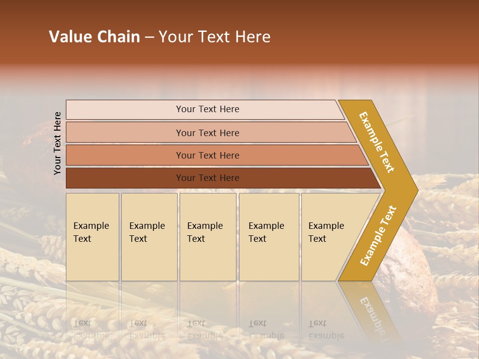 Rural Dough Sunflower PowerPoint Template