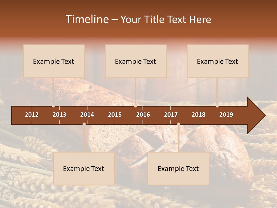 Rural Dough Sunflower PowerPoint Template