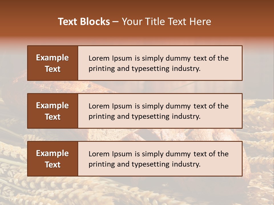 Rural Dough Sunflower PowerPoint Template