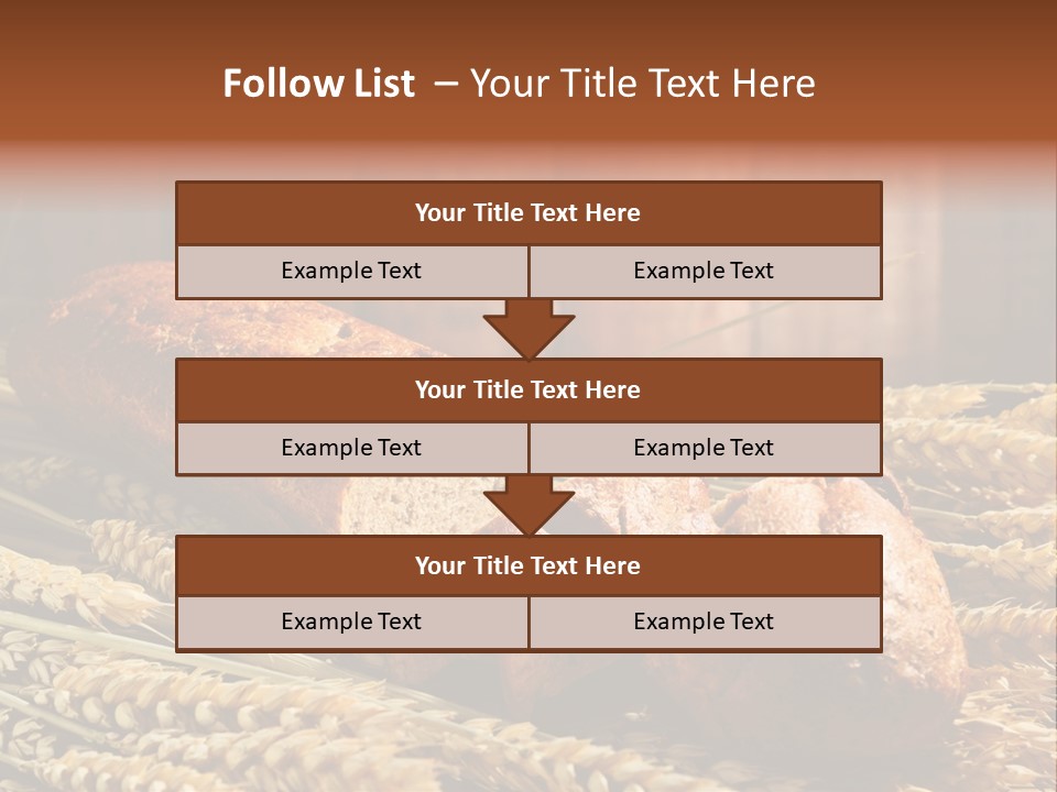 Rural Dough Sunflower PowerPoint Template