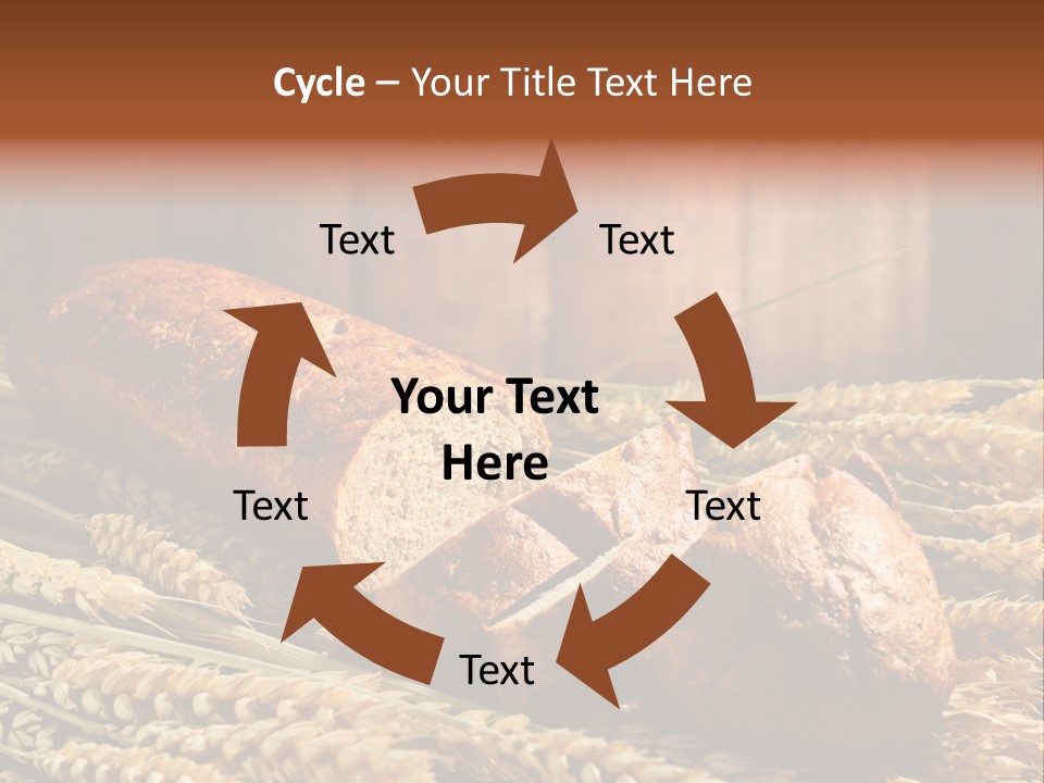 Rural Dough Sunflower PowerPoint Template