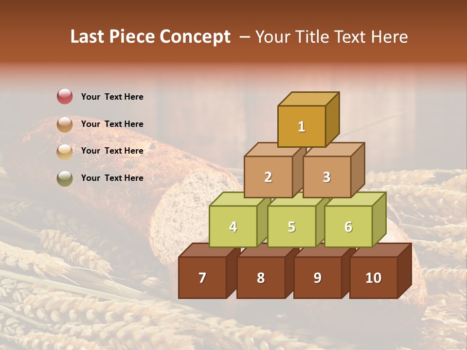 Rural Dough Sunflower PowerPoint Template