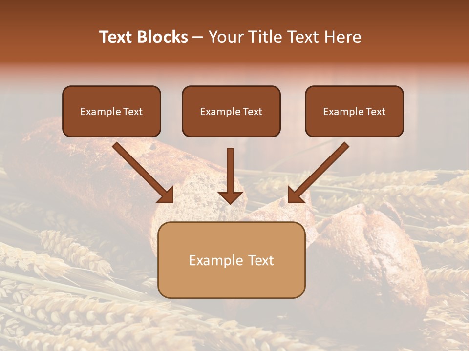 Rural Dough Sunflower PowerPoint Template
