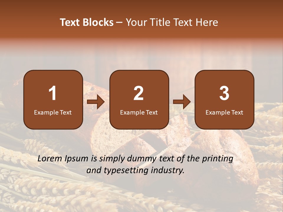 Rural Dough Sunflower PowerPoint Template