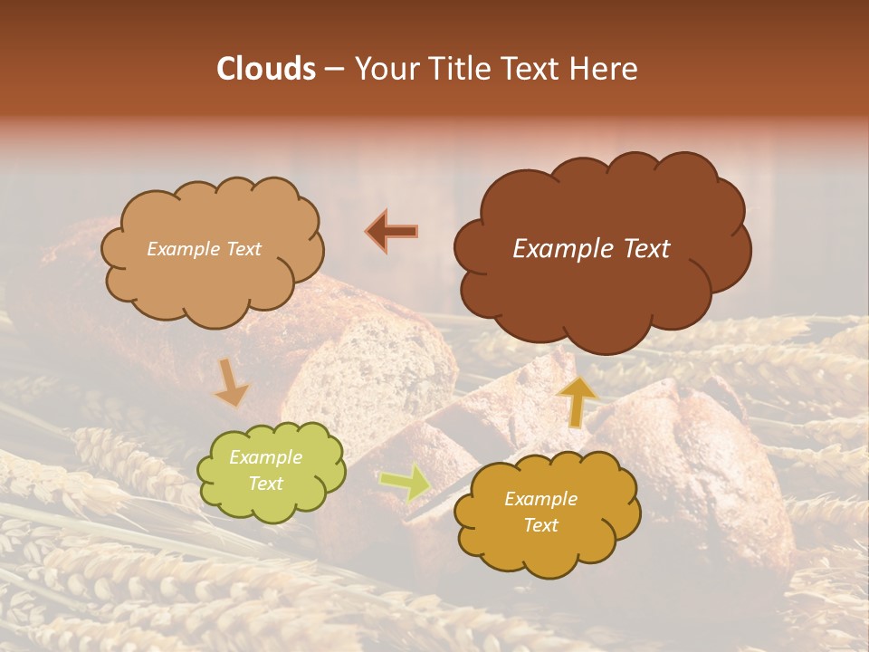 Rural Dough Sunflower PowerPoint Template