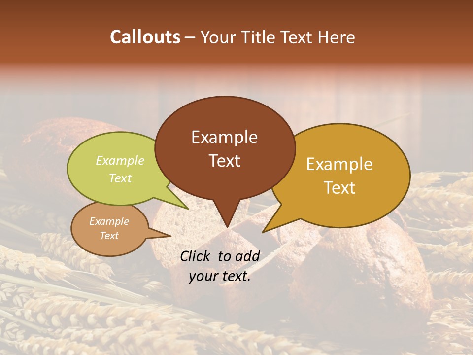 Rural Dough Sunflower PowerPoint Template