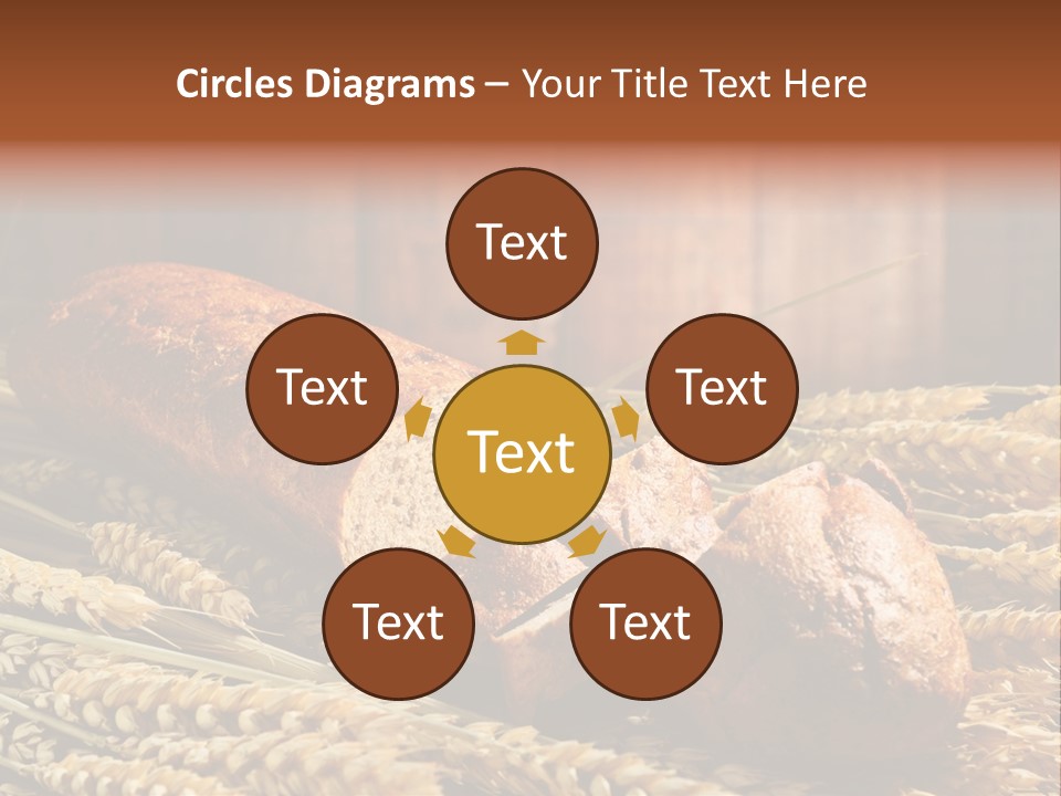 Rural Dough Sunflower PowerPoint Template