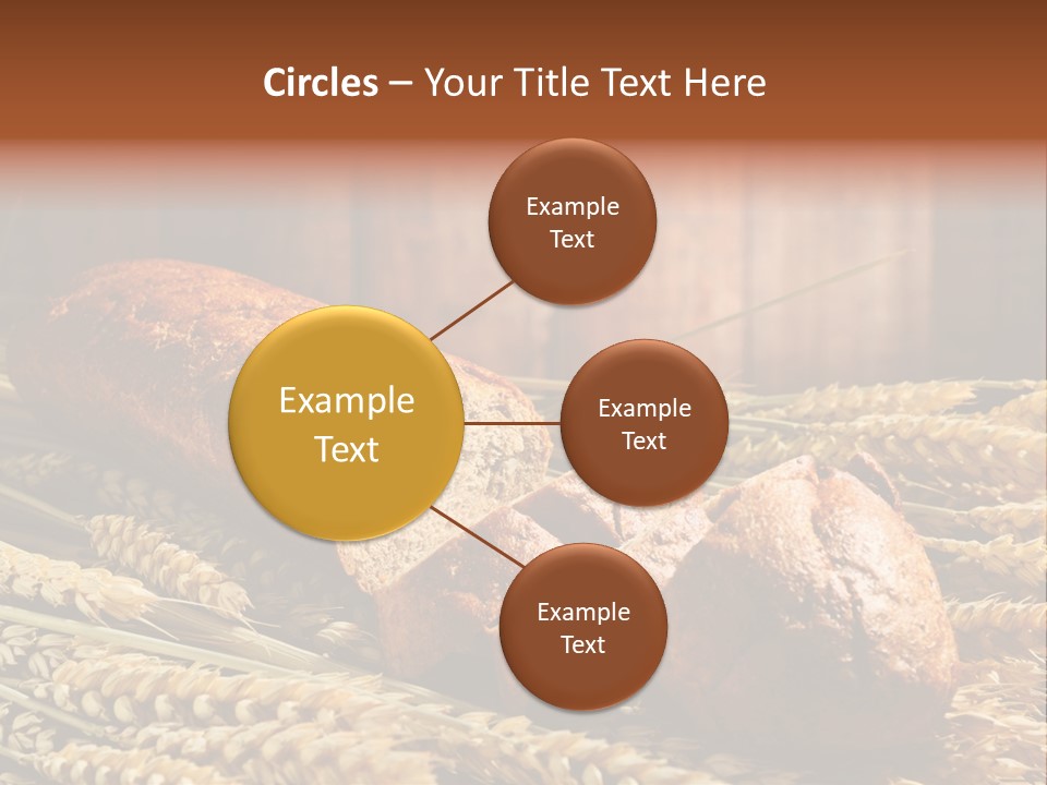 Rural Dough Sunflower PowerPoint Template