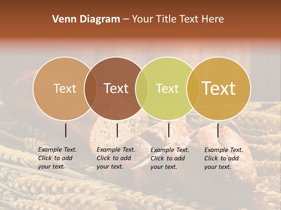 Rural Dough Sunflower PowerPoint Template