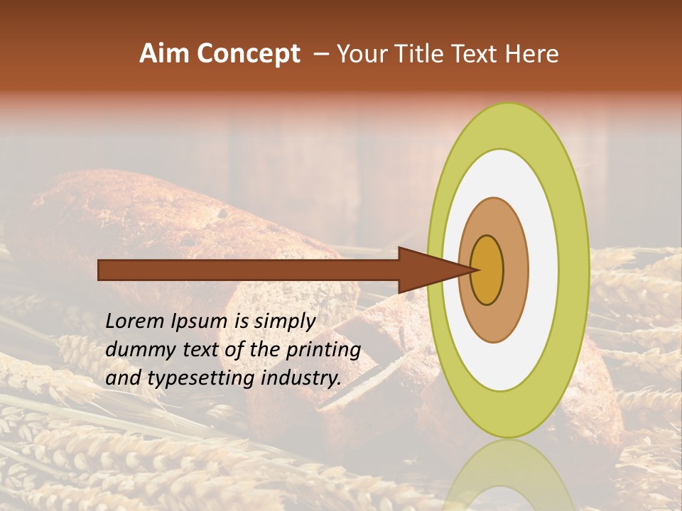 Rural Dough Sunflower PowerPoint Template