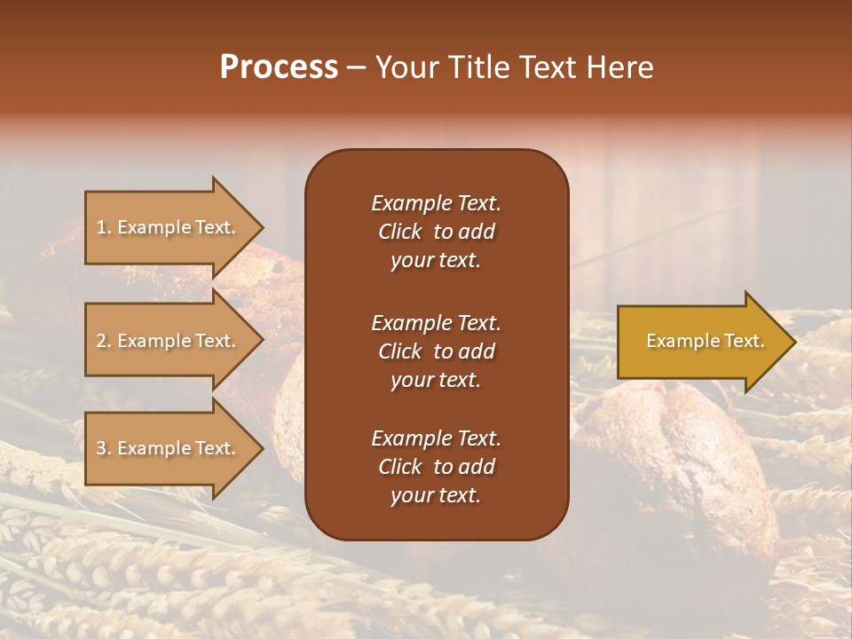 Rural Dough Sunflower PowerPoint Template