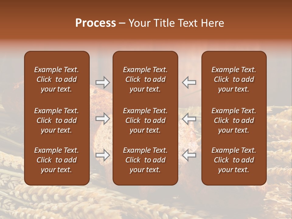 Rural Dough Sunflower PowerPoint Template