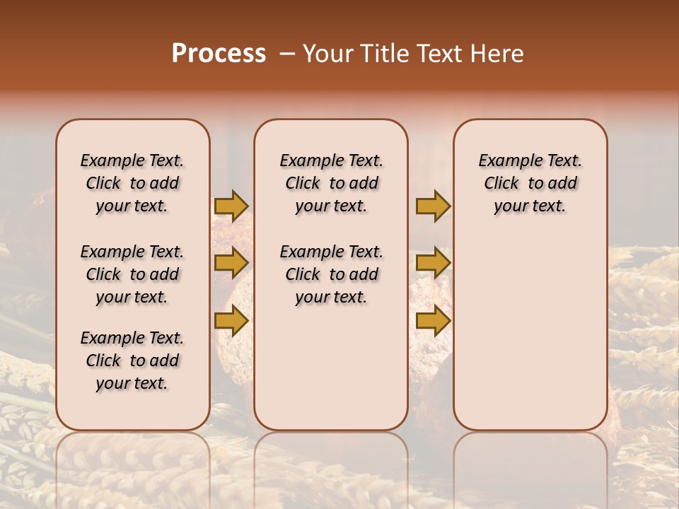 Rural Dough Sunflower PowerPoint Template