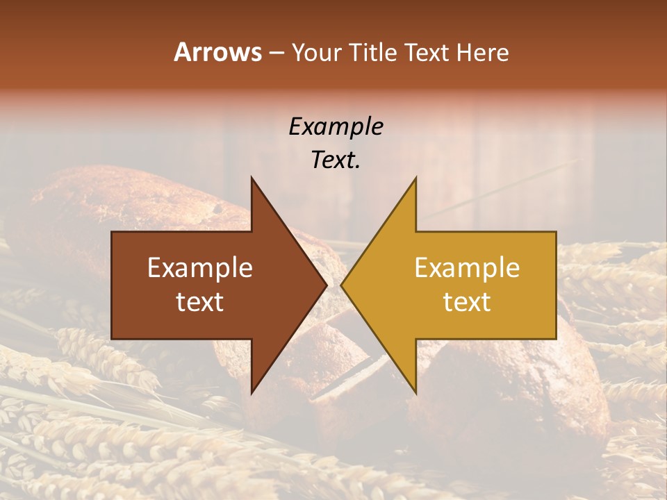 Rural Dough Sunflower PowerPoint Template