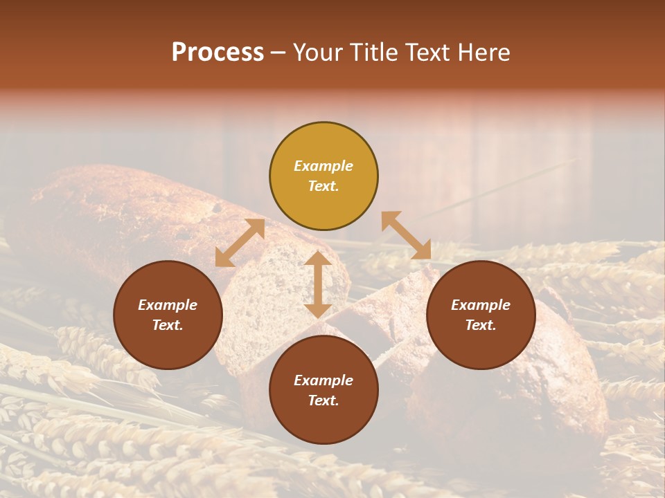 Rural Dough Sunflower PowerPoint Template
