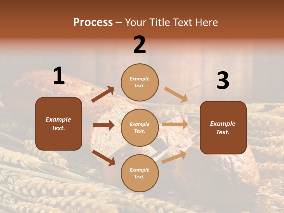 Rural Dough Sunflower PowerPoint Template