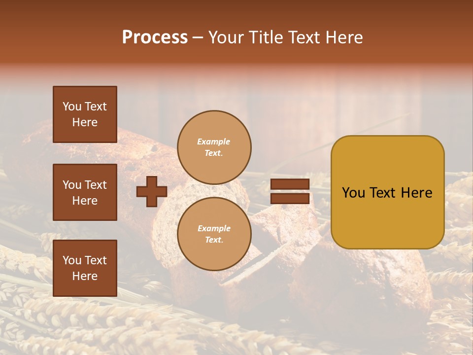 Rural Dough Sunflower PowerPoint Template