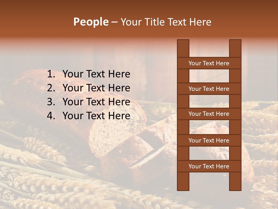Rural Dough Sunflower PowerPoint Template