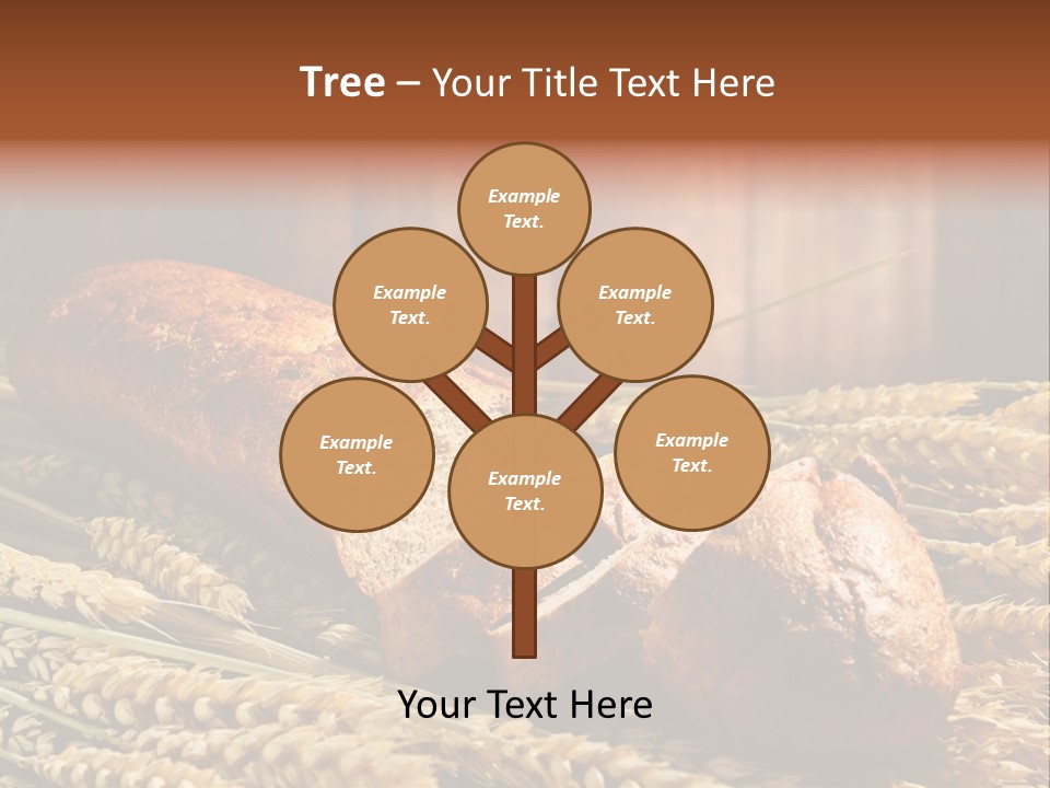 Rural Dough Sunflower PowerPoint Template