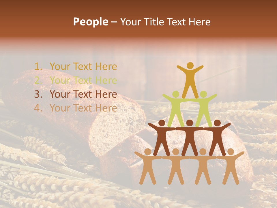 Rural Dough Sunflower PowerPoint Template