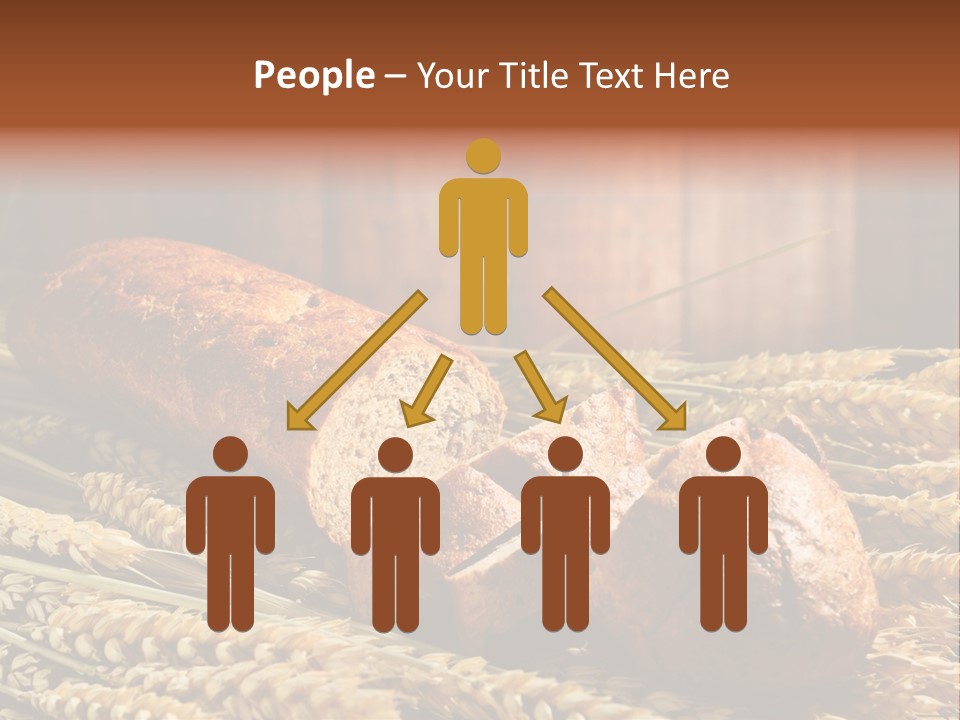 Rural Dough Sunflower PowerPoint Template