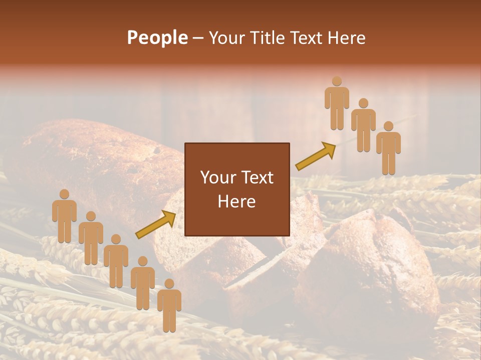 Rural Dough Sunflower PowerPoint Template