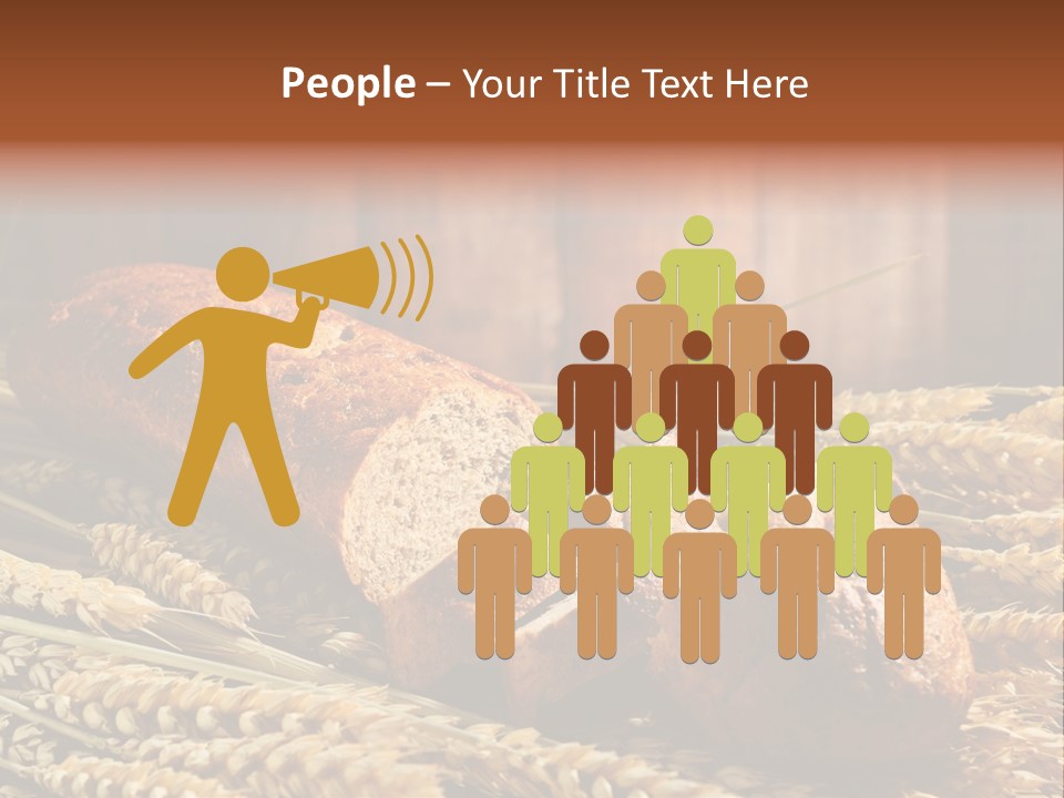 Rural Dough Sunflower PowerPoint Template