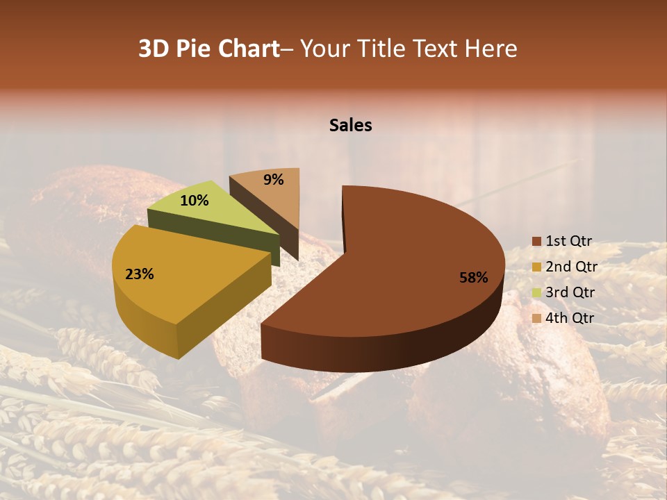 Rural Dough Sunflower PowerPoint Template