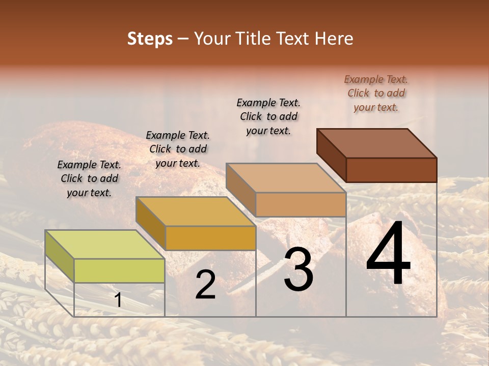 Rural Dough Sunflower PowerPoint Template