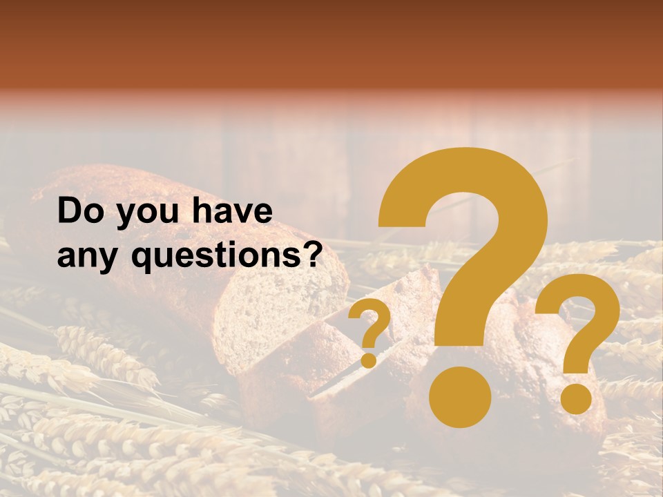 Rural Dough Sunflower PowerPoint Template