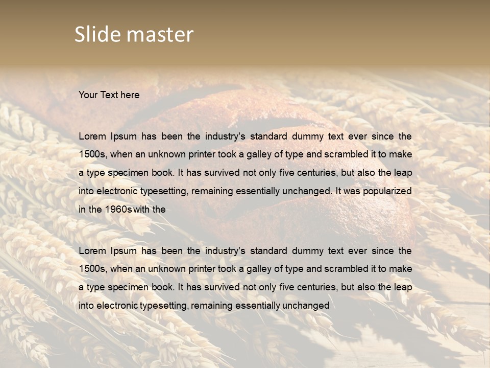 Baker Nutrition Composition PowerPoint Template